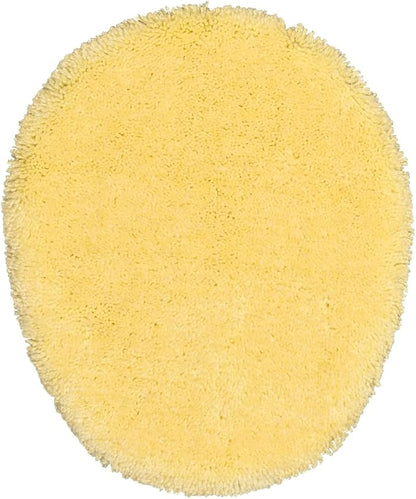 Garland Rug Traditional Nylon Washable Rubber Ducky Yellow 3 Piece Set - Lid, Contour, Bath Rug - Soft, Absorbent, and Stylish for Your Bathroom