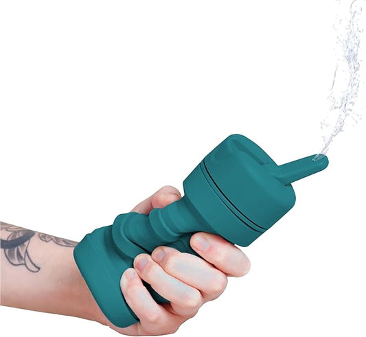 TUSHY Travel Bidet: Collapsible & Expandable for Discreet Portability | Refreshing Clean for Home, Camping, Outdoors & Travel (Helps Hemorrhoid Relief, Peri Bottle for Postpartum Care), Takeoff Teal