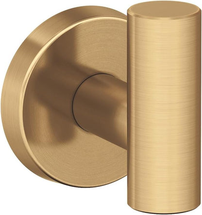 Amerock BH26542CZ | Champagne Bronze Single Robe Hook | 2-1/4 inch (57 mm) Length Towel Holder | Arrondi | Towel Hook for Bathroom | Bathroom Hardware | Bath Accessories