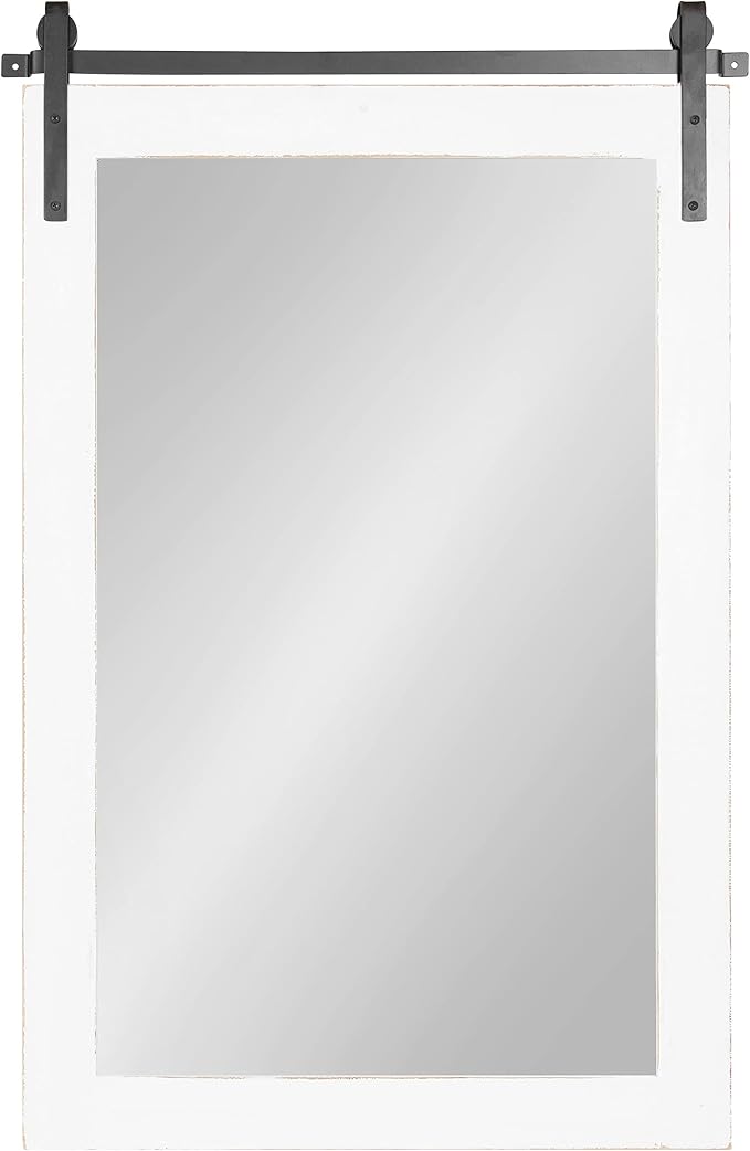 Kate and Laurel Cates Farmhouse Wall Mirror