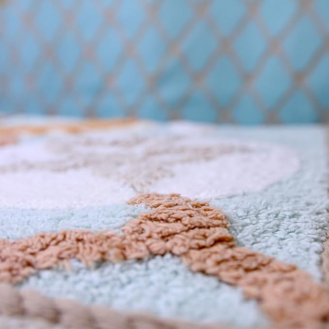 Avanti Linens - Coastal Bathroom Rug 24x60, Soft & Absorbent Cotton | Soft & Absorbent Cotton, Coastal Design, Non-Slip Backing, Machine Washable, Everyday Comfort