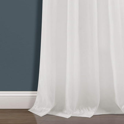 Lush Decor Night Sky Window Curtain Panel, Single 42"W x 95"L Gray & White - Sequin Backdrop Curtain - Room Darkening Curtains For Bedroom - Glam Decor