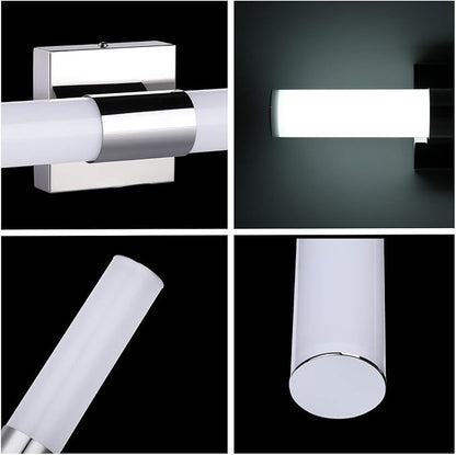 TRLIFE LED Vanity Light, Dimmable 8W 6000K Cool White Bathroom Vanity Light Fixture Over Mirror (15.7in)