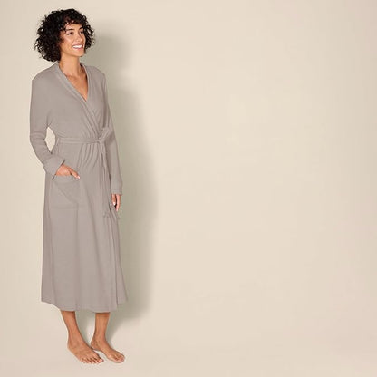 Amazon Essentials Women's Lightweight Waffle Full-Length Bath Robe (Available in Plus Size)