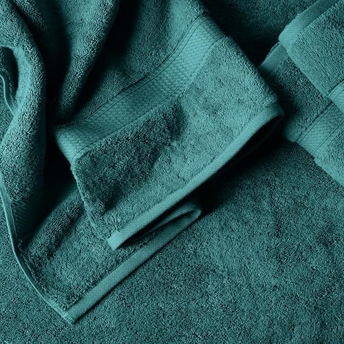 SUPERIOR Egyptian Cotton Ultra Plush & Absorbent, 6 Piece Set, Teal