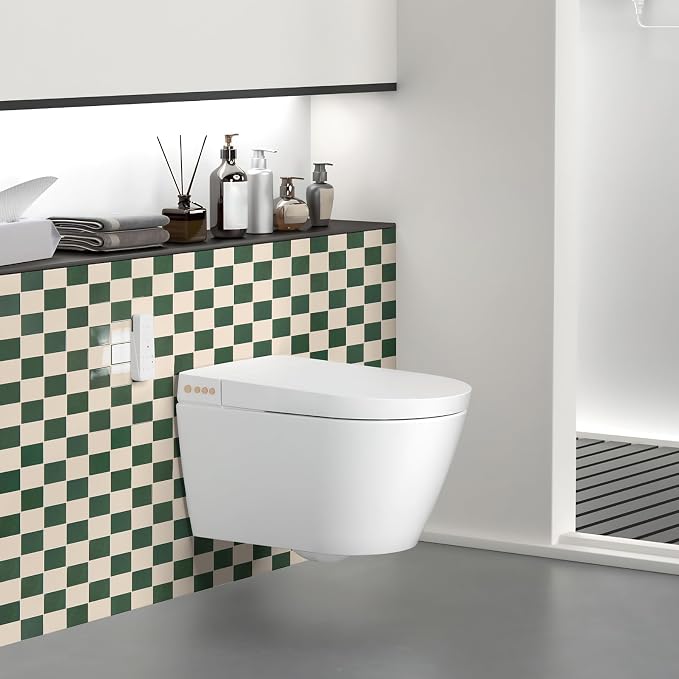 Art3d Grid Tile Peel and Stick Backsplash, 10-Pack, Dark-Green & Warm White | 12 x 12 Inch, Enhanced Thickness, Superior Adhesion, Moisture Resistant, Long-Lasting, Minimalist Look, for Kitchen Decor