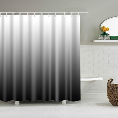 Shower Curtain Liner, Grey Lightweight Shower Curtain Liners, Plastic Shower Curtains, 72x72 inch PEVA Shower Liner with 12 Grommet Holes 3 Magnetic Weights