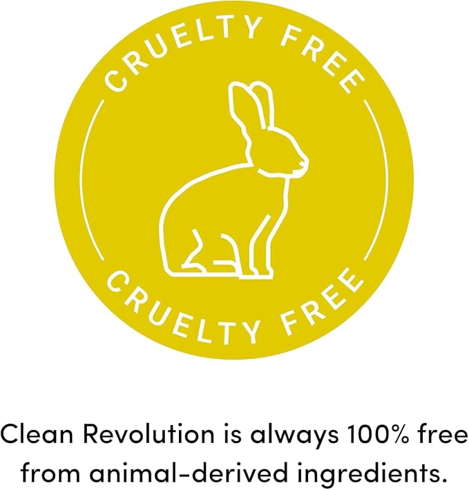 Clean Revolution SuperCharged All Purpose Cleaner Refill with Smart Probiotic + Enzyme Complex, Multi-Surface Kitchen Bathroom & Floor Cleaner, Lemon & Herbs, 32 Fl Oz (Pack of 4)