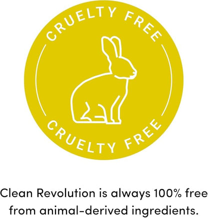 Clean Revolution SuperCharged All Purpose Cleaner Refill with Smart Probiotic + Enzyme Complex, Multi-Surface Kitchen Bathroom & Floor Cleaner, Lemon & Herbs, 32 Fl Oz (Pack of 4)
