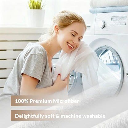 Felisa Stall Waterproof Fabric Shower Curtain Liner with Large Magnets,48 x 72 inches Waterproof & Soft Cloth Shower Curtain,Washable White Shower Curtain for Bathroom,Cortinas de Baño