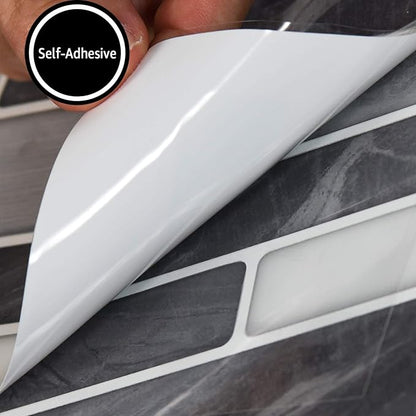 Art3d 10-Sheet Self-Adhesive Tile Backsplash for Kitchen, Vinyl Decorative Marble Tiles, 30 * 30cm | Strong Adhesion, Lightweight, Cuttable, Waterproof, Fadeless, Crack Resistant, for Kitchen, Bedroom, Ideal for Recently Moved