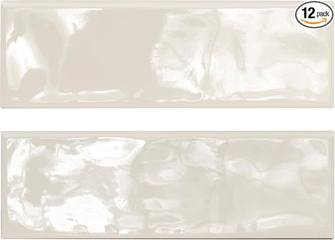 MSI Urbano Crema 4 in. x 12 in. Glossy Bullnose Ceramic Subway Wall Tile for Bathroom, Kitchen Backsplash, Accent, and Shower Walls