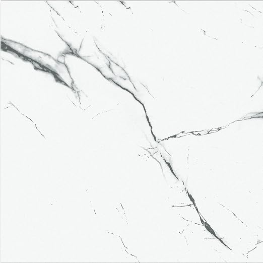 40-Pack Peel & Stick Floor Tiles 12 x 12 inch Vinyl Floor Self Adhesive Waterproof Flooring Planks DIY for Bathroom, Kitchen, Living Room, RV, Cover 40 Sq. Ft, White Vein Marble