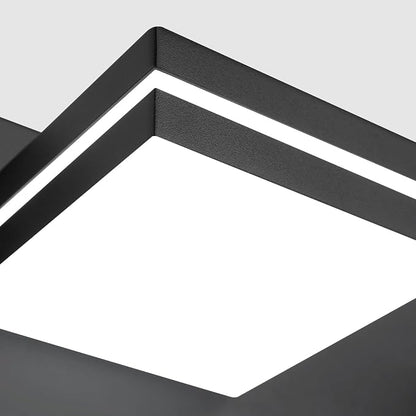 Bathroom Vanity Lighting Fixtures Over Mirror (5-Light, 40-Inch) Dimmable Modern LED Bathroom Wall Lighting Fixtures, Matte Black (3000K/3500K/4000K/5000K/6000K)