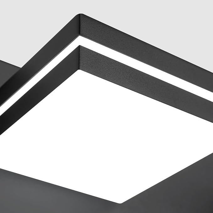 Bathroom Vanity Lighting Fixtures Over Mirror (5-Light, 40-Inch) Modern LED Bathroom Wall Lighting Fixtures, Matte Black (Cool White 6000K)