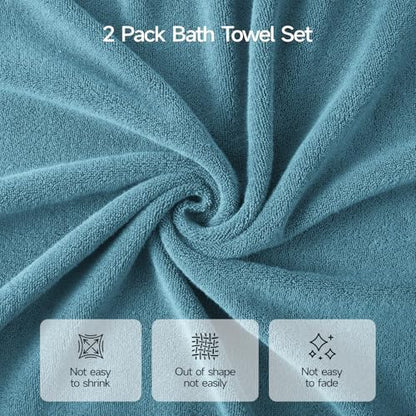 ecolook Ultra Soft 6-Piece Towel Set, 100% Cotton