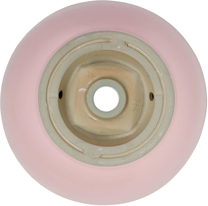 Fine Fixtures Bathroom Sink - 16 Inch Round Ceramic Vessel Sink, Modern Textured Interior Bowl Design, Perfect Sink for Bathroom Vanity, Vintage Rose Wash Basin