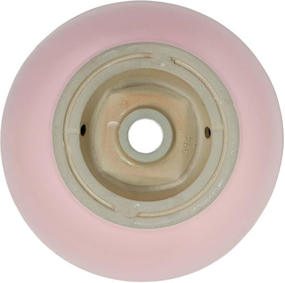 Fine Fixtures Bathroom Sink - 16 Inch Round Ceramic Vessel Sink, Modern Textured Interior Bowl Design, Perfect Sink for Bathroom Vanity, Vintage Rose Wash Basin