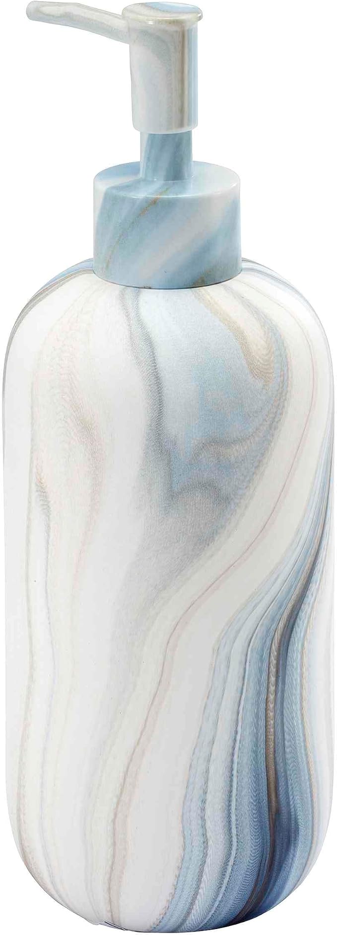 Avanti Linens Accessories Bathroom Essentials, Lotion Pump, Blue | Refillable, Soap & Lotion Pump, Easy Pump, Durable Construction, Seasonal Bathroom Decor