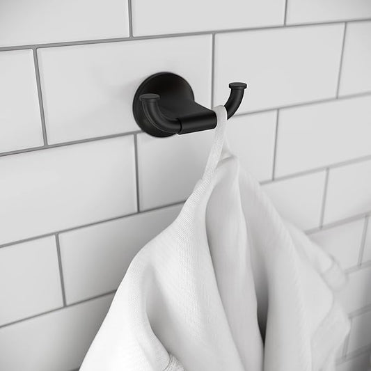 Pfister Pfirst Modern Towel Hook, Bathroom Towel Hook, Wall-Mounted, Screw-in, Tuscan Bronze Finish, BRHPFM0Y (Pack of 3)