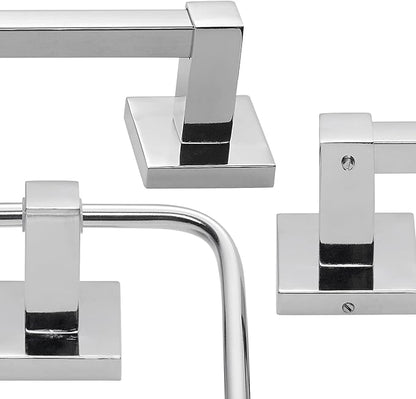 Globe Electric 51368 Finn Bath Set, Polished Chrome