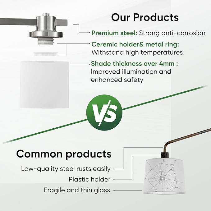 Vanity Light Fixture (Brushed Nickel, 24 inches)