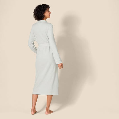 Amazon Essentials Women's Lightweight Waffle Full-Length Bath Robe (Available in Plus Size)