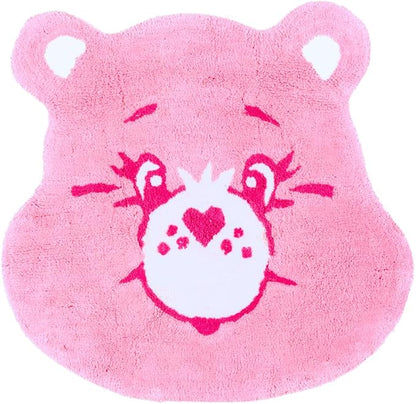 Care Bears Cheer Bear Pink Cotton Non Slip Plush Bathroom Mat Rug (Officially Licensed Product) By Franco