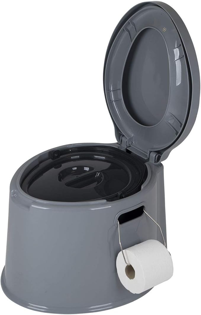 Bo-Camp - Portable Toilet - 7 liters - Grey