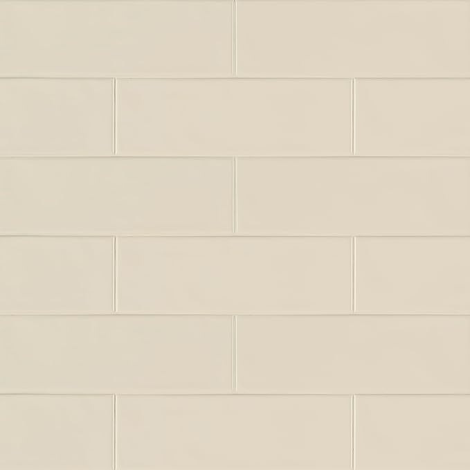 MSI Urbano Pure Glossy Ceramic Subway Tile - Bathroom, Kitchen Backsplash, Accent Wall, Shower - Sample