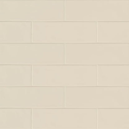 MSI Urbano Pure Glossy Ceramic Subway Tile - Bathroom, Kitchen Backsplash, Accent Wall, Shower - Sample