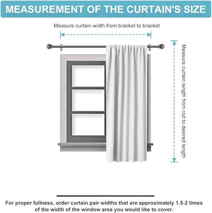 RYB HOME Blackout Curtains for Bedroom - Window Treatment Panels Thermal Insulating Privacy Curtains for Baby Nursery Family Room Kitchen Dining Room, 42 W x 45 L per Panel, Teal, 1 Pair