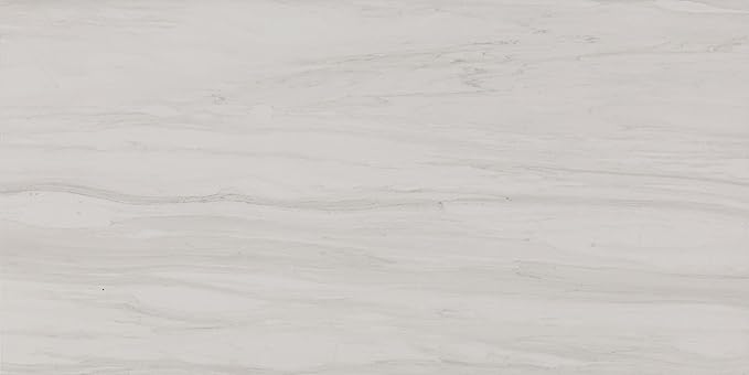 Daltile Costar 12" x 24" Marble Look Porcelain Floor Tile in Matte Calacatta Sky for Kitchen, Bathroom, Living Room Floors