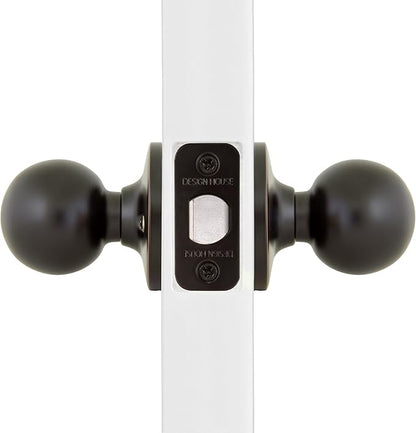 Design House 791582 Ball Passage Hall and Closet Door Knob Oil Rubbed Bronze
