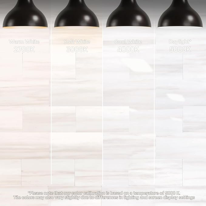 STICKGOO 10-Sheet Subway Tile Peel and Stick Wall Tiles, Seamless Design Polished Dolomite Kitchen Backsplash, PVC Stick on Tiles for Kitchen, Bathroom, RV, Fireplace
