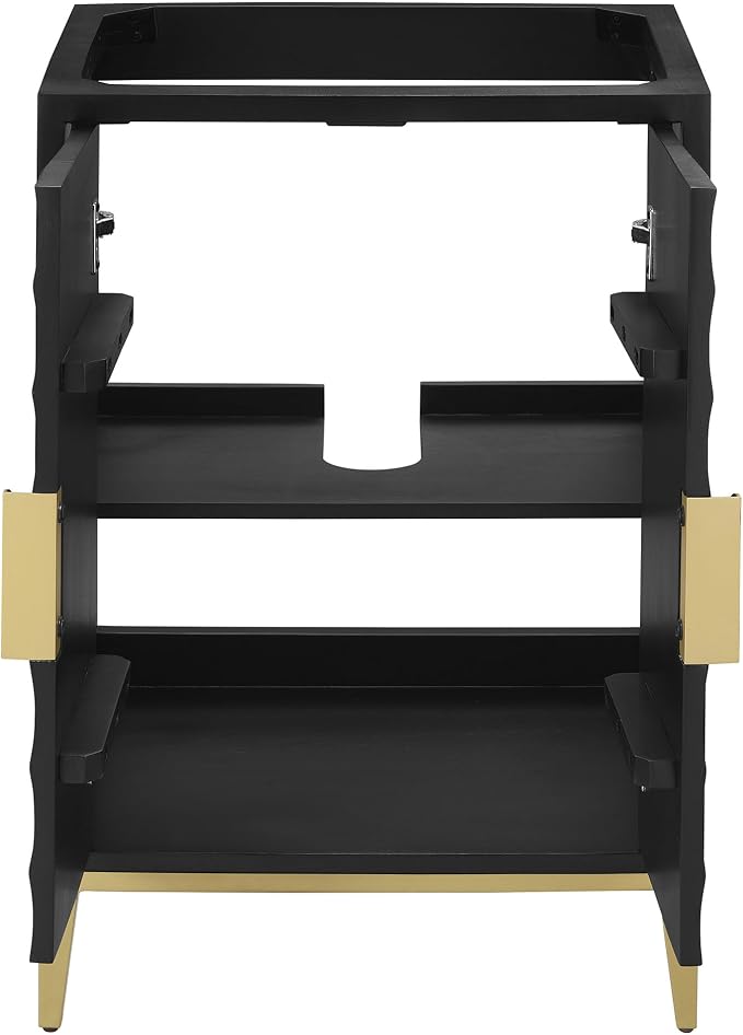 Modway Beau 24 Inch Single Bathroom Vanity in Black