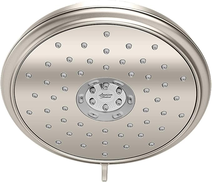 American Standard 9138073.013 Spectra Plus Fixed Traditional Water-Saving Shower Head-1.8 GPM, Polished Nickel PVD