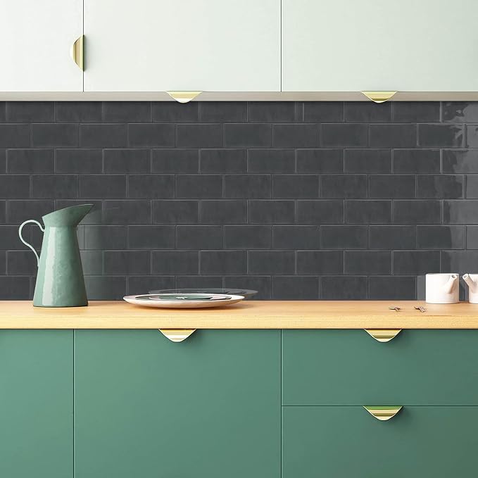 STICKGOO 10-Sheet Subway Tile Peel and Stick Backsplash, Self Adhesive Vinyl Wall Tiles, Stick on Backsplash for Kitchen and Bathroom(Thicker Design)