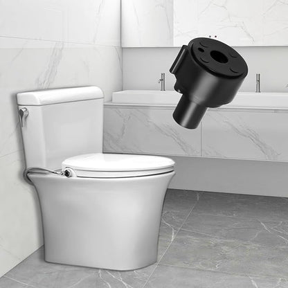 BOXOB 2pcs Replacement Knob for Brondell, Sturdy ABS Plastic Non Electric Bidet Knob Fitting, Black, 1.31 inches (L) x 0.47 inches (W)
