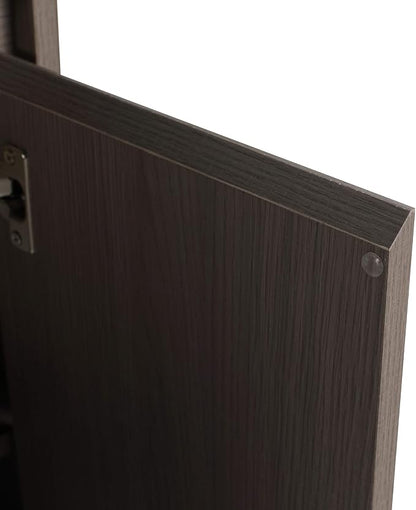 Crownpoint 24 Inch Bathroom Vanity with Sink, Black Sink, Gray Oak Finish, Full Assembly Required, Elegant Bathroom Vanities for Modern Homes