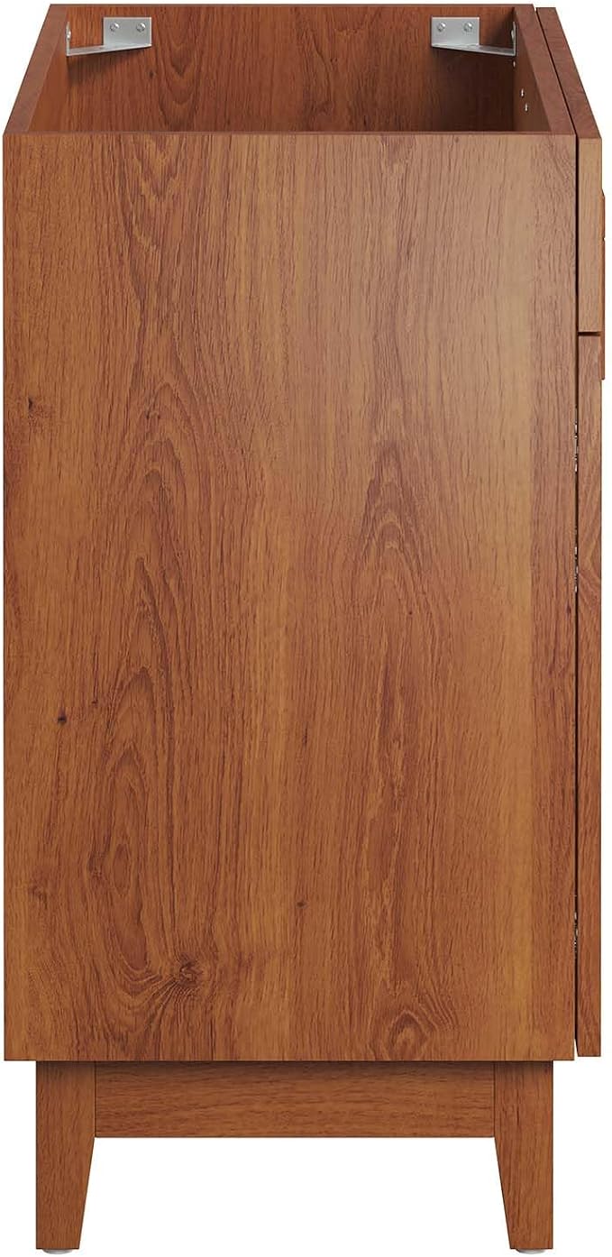 Modway EEI-6400-WAL Miles 36” Bathroom Vanity Cabinet (Sink Basin Not Included), Walnut