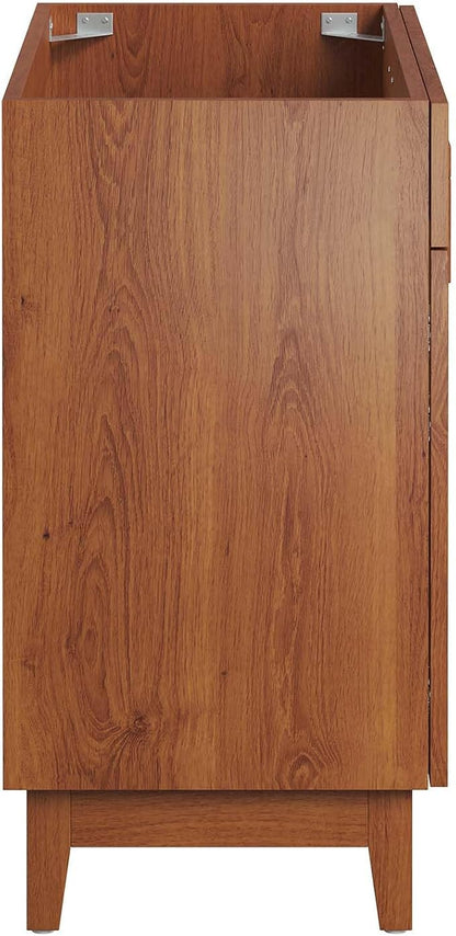 Modway EEI-6400-WAL Miles 36” Bathroom Vanity Cabinet (Sink Basin Not Included), Walnut