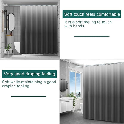 Shower Curtain Liner, 100% Waterproof Peva Shower Curtains with 3 Duty Heavy Bottom Magnets and 12 Rust Proof Grommets, 72x72 Weighted Shower Liner for Shower Stall, Bathtubs