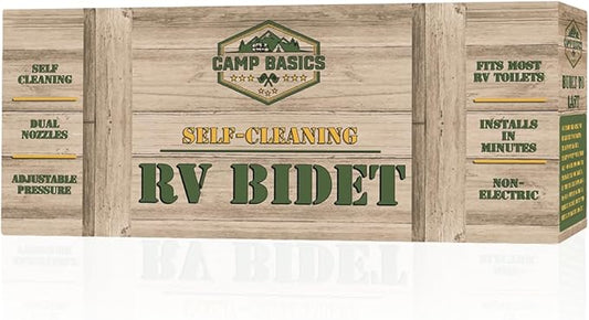 RV Bidet Made to Fit Your RV and Camper Trailer | Easy to Install and Self Cleaning | Non Electric | Upgrade Your RV