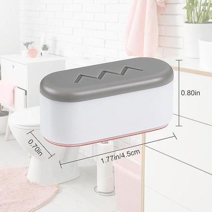 Toilet Seat Bumpers for Bidets, 4 Pack Strong Adhesive Spacers - Universal Fit for All Toilet Seats, Evenly Distributes Weight to Prevent Seat and Bowl Damage