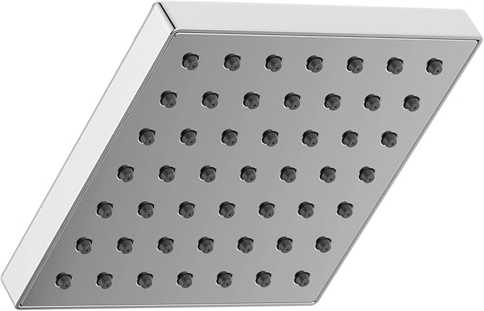 Delta RP101846 Modern 1.75 GPM Square Single Function Shower Head with Touch-Clean Technology - Chrome
