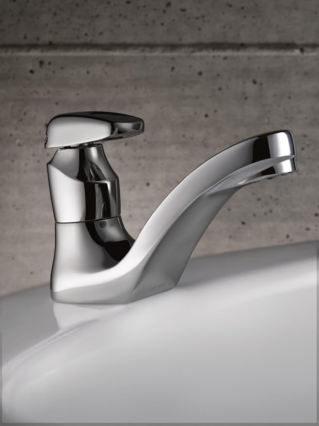 Moen Commercial Chrome M-Press Single-Mount Metering Bathroom Sink Faucet, 0.5 GPM, 8884