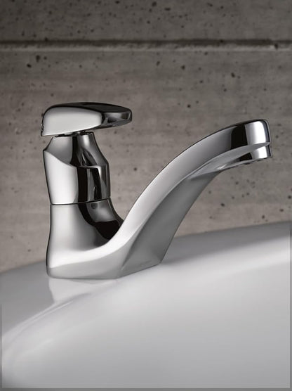 Moen Commercial Chrome M-Press Single-Mount Metering Bathroom Sink Faucet, 0.5 GPM, 8884