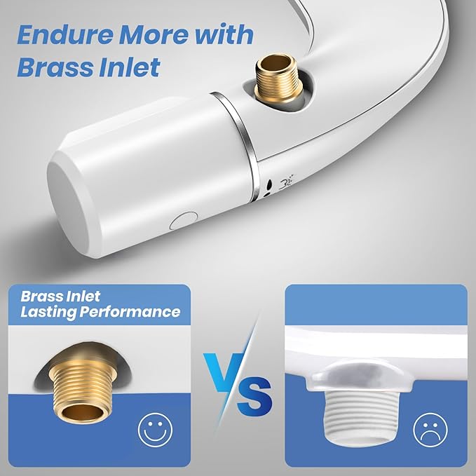 Bidet Attachment for Existing Toilet Seats, Ultra-Slim, Non Electric, Dual Nozzle, Rear & Feminine Wash, Fresh Cold Water Sprayer, Badays Bedets Bedits Badette Bidgets, Silver