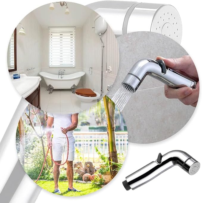Bidet Sprayer,Portable ABS Hand Held Pressure Control Douche Sprayer Replacement Shower Sprayer Head for Personal Hygiene Shower Toilet